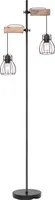 Globo Lighting Stehleuchte Metall schwarz, 2x E27
