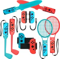 10 in 1 Switch Spiele Zubehör Sets für Kinder,Switch Sports All Sports Kit,Kompatibel mit Nintendo Switch/OLED