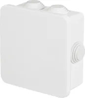 Abzweigkasten Verteilerkasten Abzweigdose Verteilerdose IP40 Aufputz Feuchtraum 85x85x40 grau