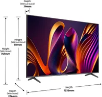 Hisense 55E77NQ 139cm 55 Zoll 4K QLED Smart TV