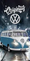 VW Volkswagen Bulli T1 blau 087 Badetuch 75x150 cm