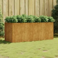 zvýšená postel vidaXL 200x80x80 cm Corten Steel