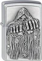 Zippo 2000860 Game Over Emblem Benzinfeuerzeug | Messing | Für Gamer