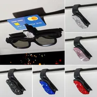 Brillenhalter für Auto 2 Stück, Sonnenbrillenhalter Auto Echt
