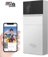 iGET HOMEGUARD HGBVD853 - WiFi-Batterie-Video-Türklingel, FullHD, Zwei-Wege-Audio, PIR-Sensor, 6700 mAh
