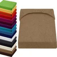 FROTTEE Spannbettlaken 120x200-130x200cm Spannbetttuch, Farbe: Beige