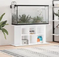vidaXL Akvarijní stojan bílý 120x40x60 cm Dřevěný materiál