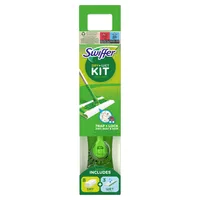 Swiffer Zestaw Startowy: 1 Mop, 8 Suchych Ściereczek I 3 Mokre Chusteczki