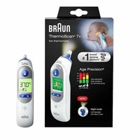Braun IRT6525, Kontakt-Thermometer, Weiß, Ohr, Tasten, °C, Körpertemperatur