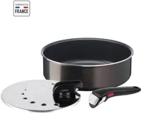 Tefal L1509002 Pfanne Ingenio Aluminium 24cm mit Deckel und Griff