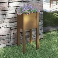 vidaXL Pflanzkš¹bel Honigbraun 31x31x70 cm Massivholz Kiefer