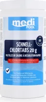 mediPOOL Schnell-Chlortabs 1kg - Anhebung des Chlorgehalts (1er Pack)