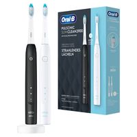 Oral-B Elektrische Zahnbürste - Pulsonic Slim Clean + 2. Handstück - Black/White