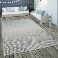 & Outdoor Geometrisch Flachgewebe Teppich In-