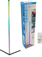 Grundig LED Stehlampe \u2013 RGB Stehlampe 140cm - Stehlampen und Leuchten Wohnzimmer