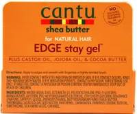 Cantu Shea Butter Edge Stay Gel Extra Hold 0.5 Ounce