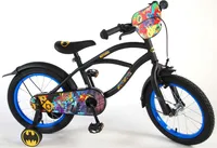 16 Zoll Kinder Jungen Fahrrad Rad Cruiser Schwarz Batman 81634 Volare