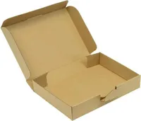 Klappschachtel 1-wellig Maße 250x180x43mm C5 1.2E braun Steckverschluss braun