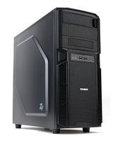 Zalman Z1 - Midi-Tower - PC - Kunststoff - Stahl - Schwarz - ATX - Boden