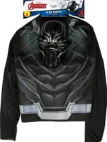 Offizielles Black Panther-Kostüm für Jungen mit Maske Avengers schwarz