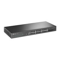 TP-LINK TL-SG3428X - zarządzalny - L2+/L3 - Gigabit Ethernet (10/100/1000) - do montażu w szafie - 1U