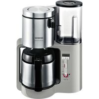 Siemens TC 86505 Filterkaffeemaschine, 1100 Watt, 1 l F?llmenge, Isolierkanne, 12 Tassen, Zeitschaltuhr, Aromawahl, Abschaltautomatik, Entkalkungsfunktion