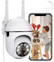 Dětská chůvička s kamerou WiFi 1080P Dětská chůvička Sledovací kamera Indoor s nočním viděním, 2-pásmovým zvukem, detekcí pohybu a hluku pro zabezpeče