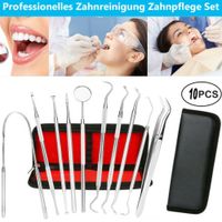 Dental Haken Set Modellbau Dentalset Zahnreinigung Zahnstein Entferner Edelstahl 