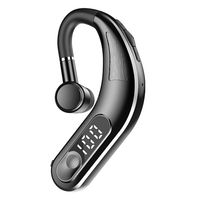 Bluetooth-Headset, Single Ear Bluetooth 5.2 Headset mit Noise-Cancelling-Mikrofon, Freisprecheinrichtung, Handys, Ohrhörer, wasserdichte Bluetooth-Kopfhörer, kompatibel mit iPhone/Android, Geschäft, Büro, Laufen, Fahren(colorblack)