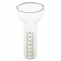 SIDCO Regenmesser Kelch Ersatzglas Regemesserglas Glaszylinder Niedernschlagsmesser