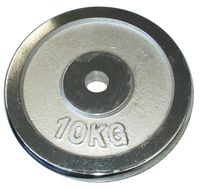 Chrómový kotúč (závažie) pre činky 10 kg, 30 mm