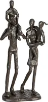 Casablanca by Gilde Dekofigur Design Skulptur Family brüniert H. 22 cm,74571