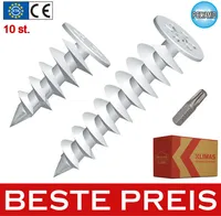Hartschaumdübel Spiraldübel Schneckendübel Dämmstoffdübel Styropordübel Gewindegröße: Ø 28mm / 85 mm WK-DS085