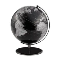 EMFORM Globus PLANET-Reihe, D 240mm H 300mm, in verschiedenen Farben Farbe: Schwarz