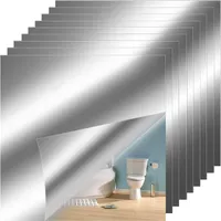 Spiegel Wandaufkleber Nicht-Glas Selbstklebender Spiegel Flexible