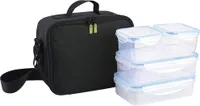 Thermosack mit 4 luftdichten Kunststoffbehältern (2x800 ml + 2x400 ml.)