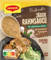 Maggi Für Genießer Jäger Rahm Sauce mit aromatischen Champignons 26g