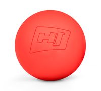 Hop-Sport Massageball für Hand, Fuß, Rücken - Faszienball für die gezielte Triggerpunkt-Massage aus Silikon – 63 mm Durchmesser HS-S063MB - Rot