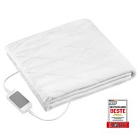 ProfiCare PC-WUB 3060 Wärmeunterbett, Heizdecke, 3 regelbare Temperaturstufen, leichte Reinigung, Sicherheitsabschaltung, weiß