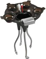 wózek fryzjerski 5 kg wózek serwisowy mobilny fryzjerski wózek roboczy z 4 kuwetami do koloryzacji wózek kosmetyczny wózek fryzjerski wózek do spa fryzjerski