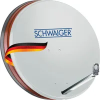 Zrkadlo Schwaiger Sat 85 cm, hliníková svetlosivá