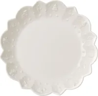 Villeroy & Boch 1486583640, servírovací tanier, Porcelán, Biela, Kolo, 24,5 cm, 660 g