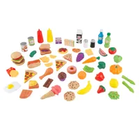 KidKraft 65-tlg. Spielzeug-Lebensmittel-Set