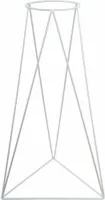 HowHomely | Blumenständer, Pflanzenständer, Blumenständer Weiß - 90 cm, Blumenständer Metall, Modern Blumenständer