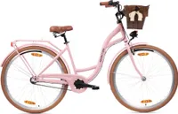 Goetze Style 28 Zoll Citybike, 3-Gang Shimano Nabenschaltung, Tiefeinstieg mit Rücktrittbremse, Damenfahrrad mit Korb