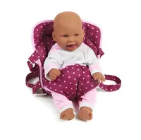 Bayer Chic 2000 Puppen-Tragegurt  Dessin Dots Brombeere 782 29