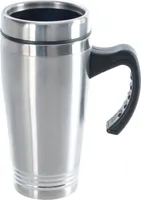 Orion Thermobecher Isolierbecher aus Stahl mit Griff 0,45l