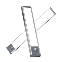 2er LED Schrankleuchten,23cm Schrankleuchte mit USB Sensor,3 Lichtfarbe SchrankLicht,Unterbauleuchte Küchenleuchte,weiß