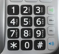 Big Button Combo XXL telefon stacjonarny z dużymi przyciskami + słuchawka