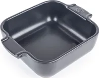 PEUGEOT Keramik Auflaufform APOLLIA 18cm Quadratisch Schiefergrau Backofen